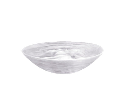 White Swirl Resin Bowls