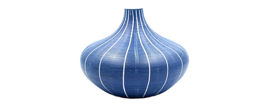 Wide Bud Porcelain Vase, 6"