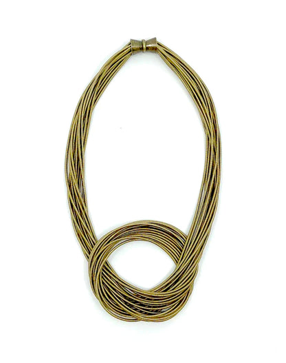 Lorraine Sayer, Piano Wire Large Knot Necklaces
