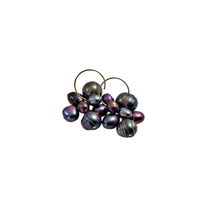Denise Peacock, Pearl Cluster Earrings