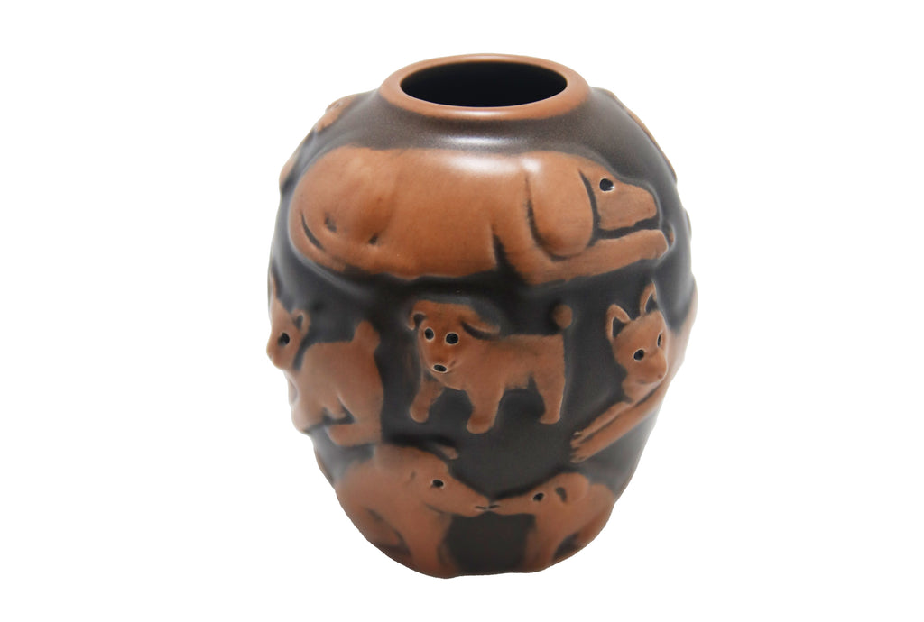 Gary Steinborn, Ceramic Dog Vase
