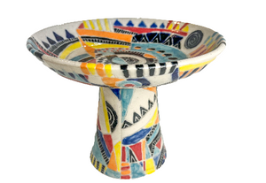 Joanne Jaffe, Ceramic Plate on Pedestal