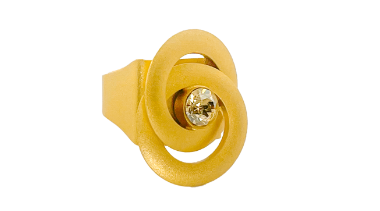 Aristotelis Zoupas, Knot Motif Gold Ring
