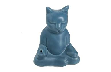 Gary Steinborn, Ceramic Incense Buddha Cats