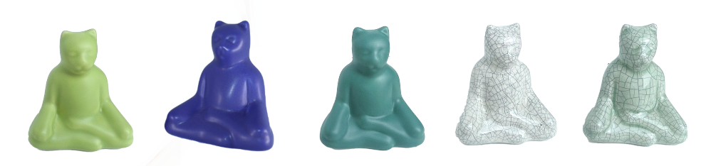 Gary Steinborn, Ceramic Baby Buddha Cats
