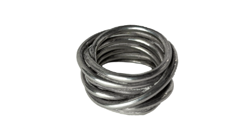Elsa Guzman, Sterling Silver Loop Ring