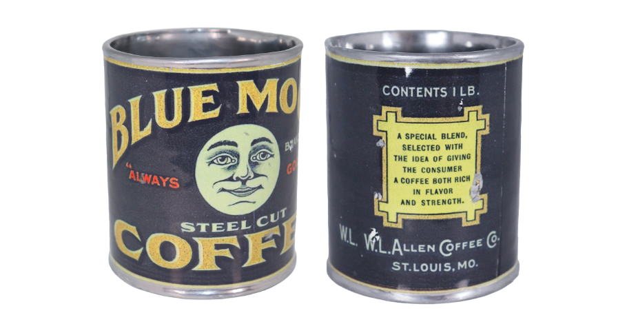 Kevork Cholakian, "Blue Moon Coffee" Ceramic Container