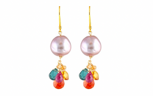 Alicia Van Fleteren, Colorful Pearl Earrings