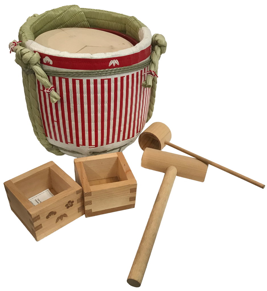 Ceremonial Sake Barrel & Cups