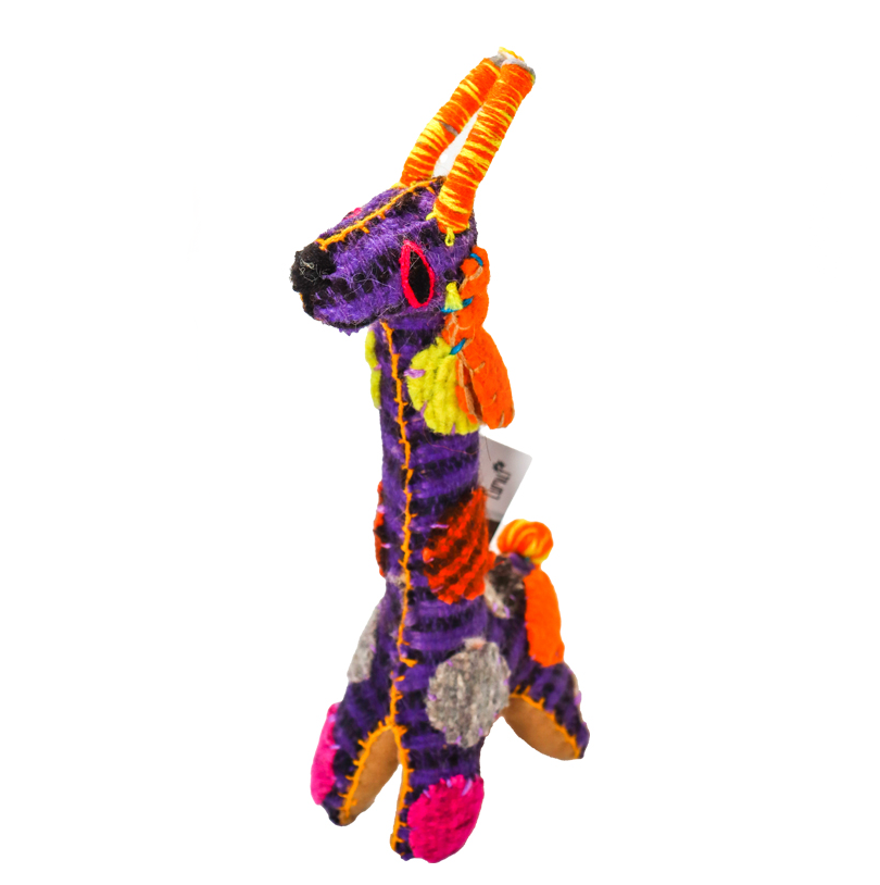 Stuffed Animal, Recycled Wool - Giraffe