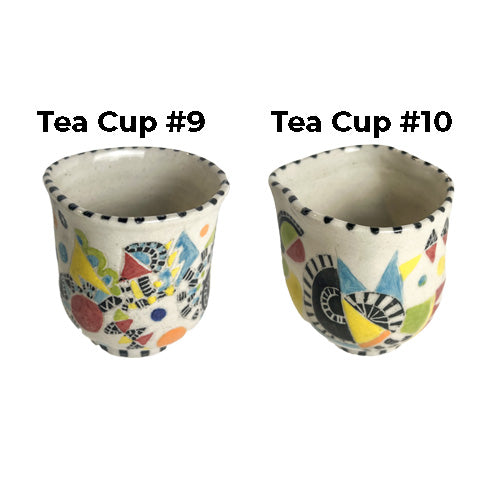 Joanne Jaffe, Ceramic Tea Cups