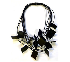 Lydia Bremer, Rubber Squares Necklace