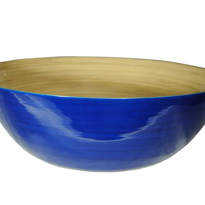 Lacquered Bamboo Bowls, 19.7" D x 6.7" H