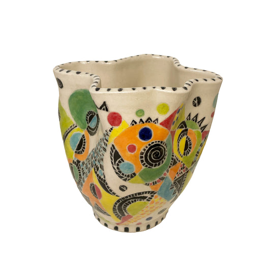Joanne Jaffe, Ceramic Squiggly Vase
