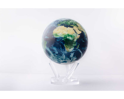 MOVA Solar-Power and Magnetic Driven Globes - Earth with Clouds, 6" D