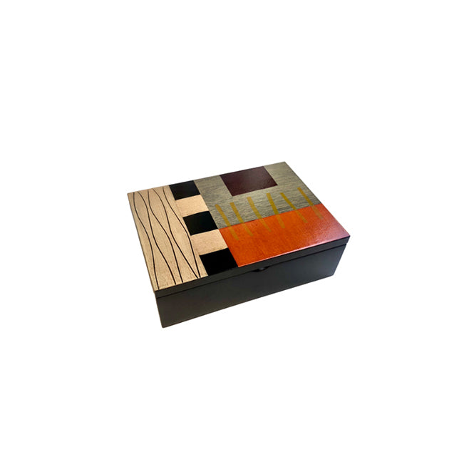 Brazilian Home Collection, Recycled Wood Boxes, 4 ¾” x 6 ¾” x 2 ¼”