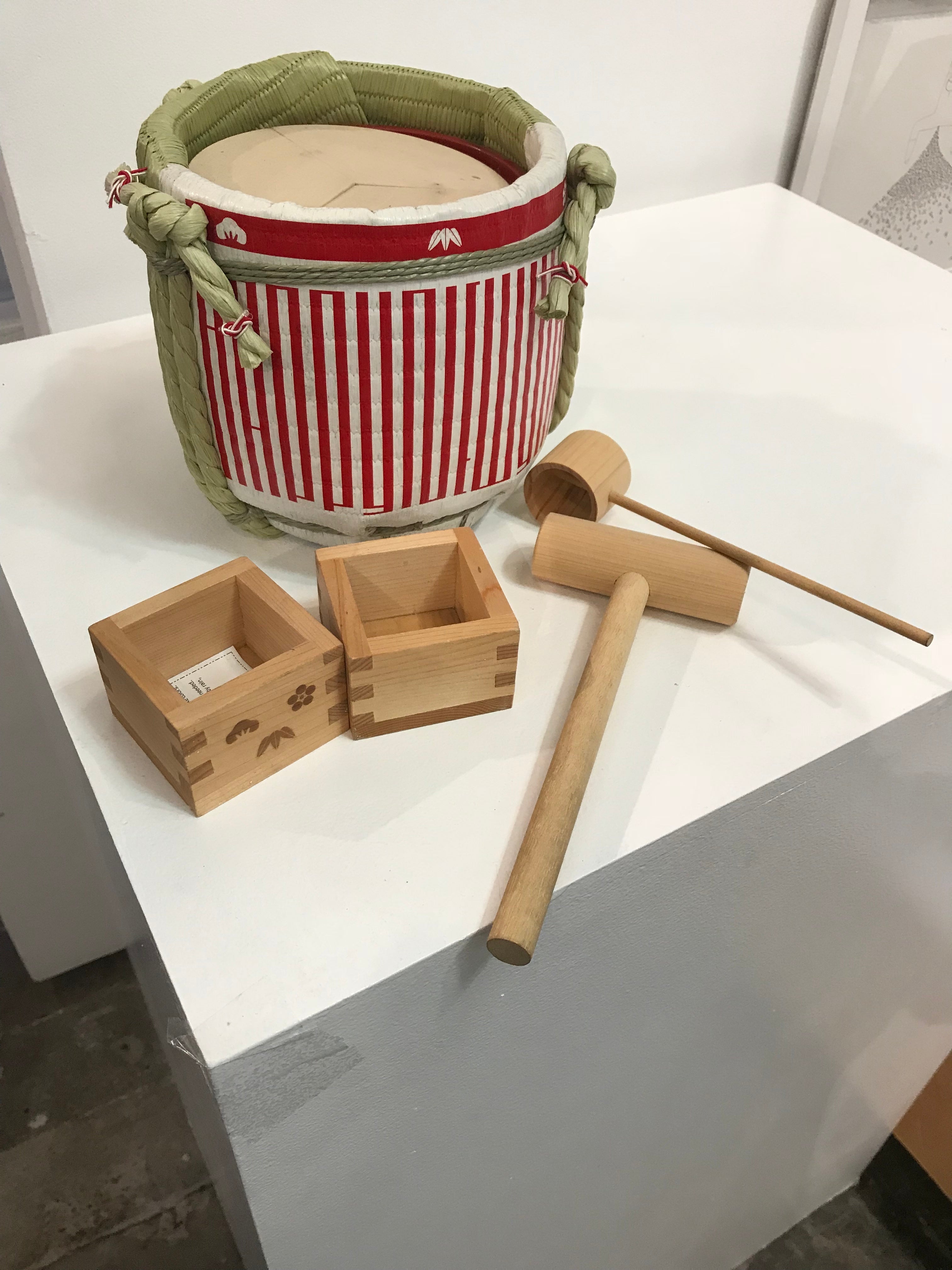 Ceremonial Sake Barrel & Cups