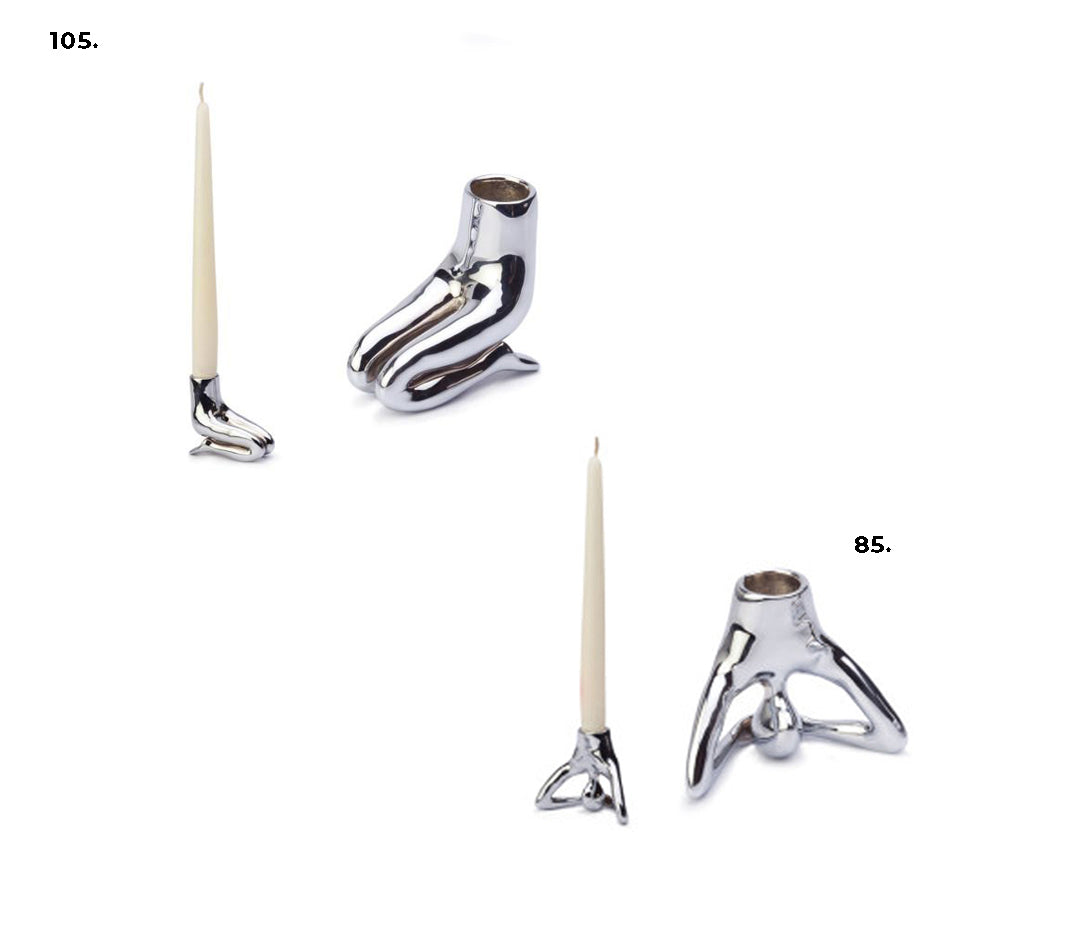 Mukul Goyal, Heads Up and Legs Up Candle Stands