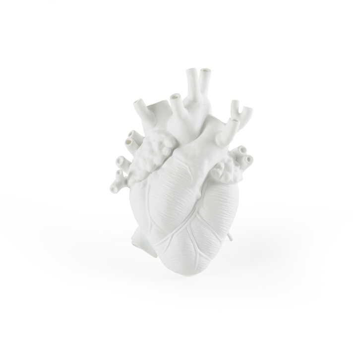 Marcantonio, Love in Bloom Porcelain Heart Vase