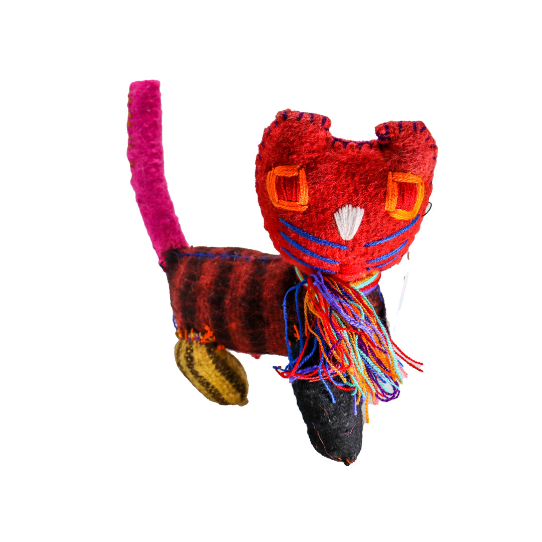 Stuffed Animal, Recycled Wool - Cat