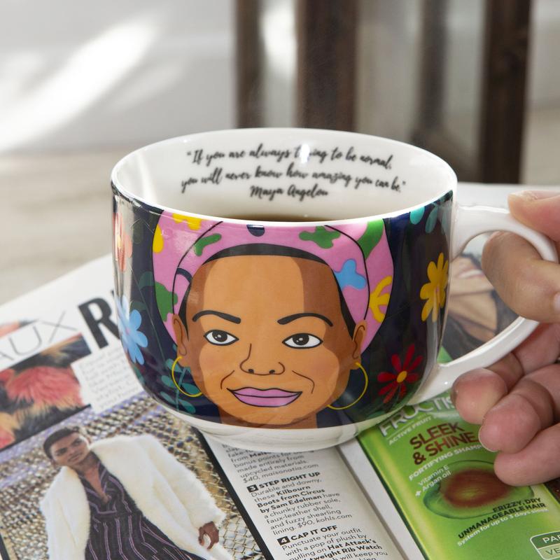 Inspiring Women Mugs: Frida Kahlo, Janis Joplin, & Maya Angelou