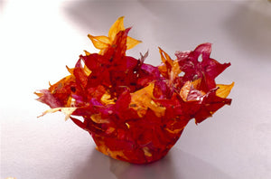Margaret Dorfman, Starfruit Dyed with Vegetable Pigments Parchment Bowl