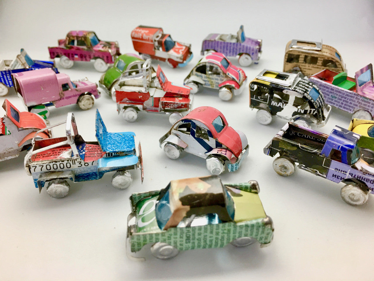 Steve Parkes, 1.5" Recycled Tin Cars, Assorted