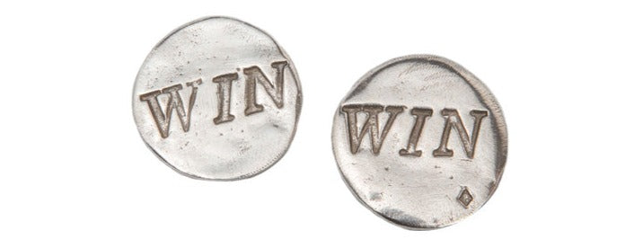 Tamara Hensick, Pewter Coin: "Win/Win"